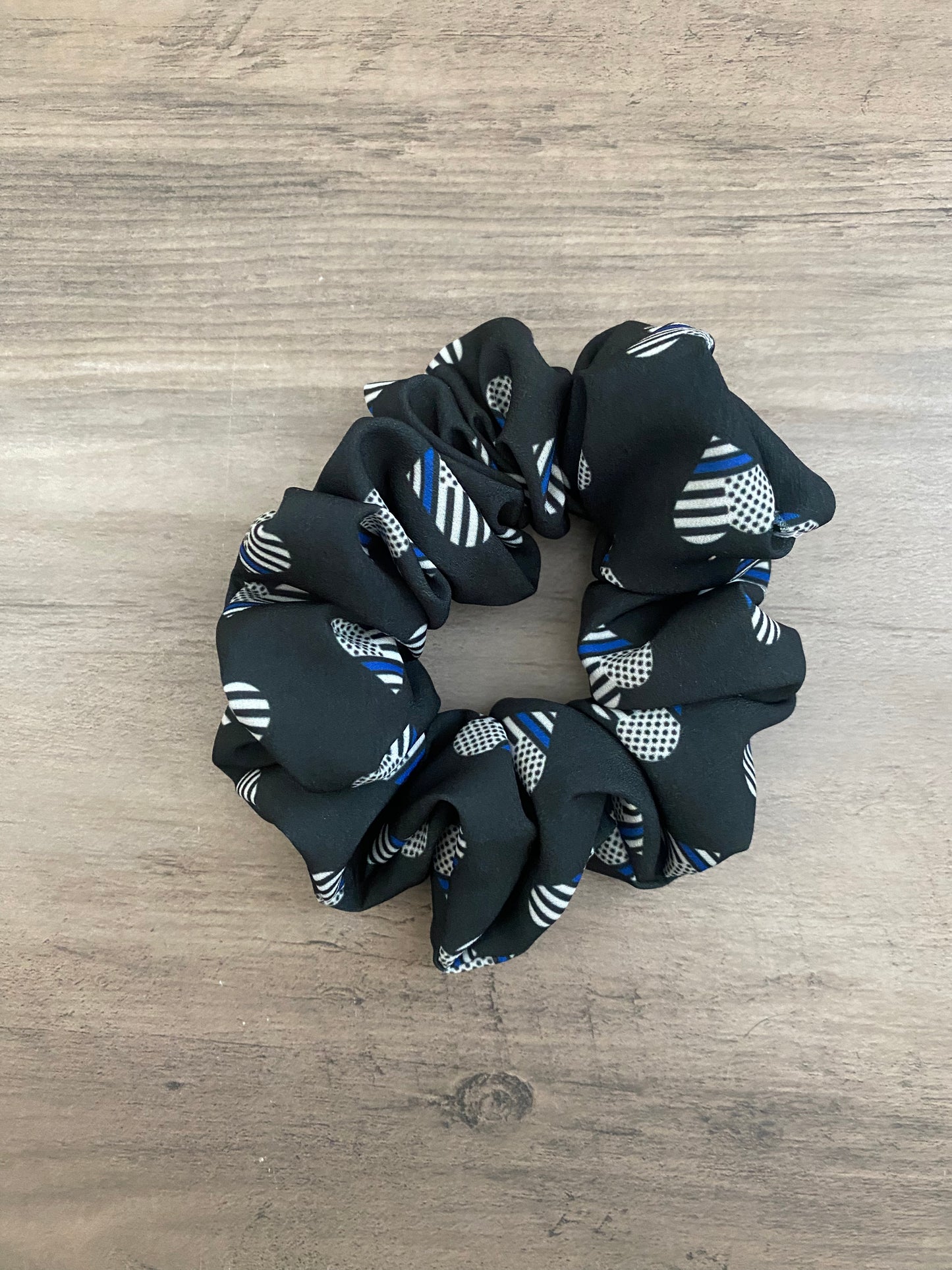 Thin Blue Line (headbands and scrunchies)