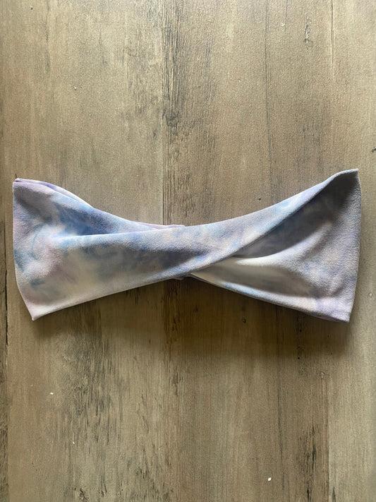 Lilac Storm Tie Dye Headband
